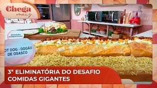 Batalha de comidas gigantes: beirute x hot dog | Chega Mais (24/10/24)