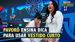 Pavorô ensina Rhenata a não mostrar demais com vestido curto | Programa do Ratinho (18/09/25)