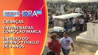 Crianças envenenadas: Comoção marca enterro do menino Ythallo de 6 anos