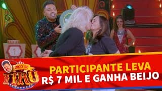 Participante leva prêmio máximo e ganha beijo do Ovelha | Circo do Tiru (02/11/24)