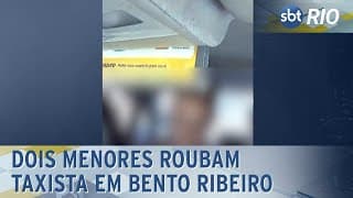Dois menores roubam taxista em Bento Ribeiro