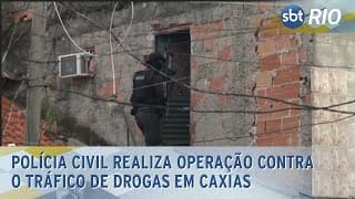 Polícia civil realiza operação contra o tráfico de drogas em Caxias