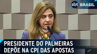 Leila Pereira rebate John Textor durante depoimento em CPI das Apostas | SBT Brasil (05/06/2024)