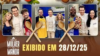 Bela Fernandes, Luisa Mell e Rayane lideram a cozinha no Minha Mulher Que Manda