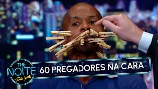 Recorde da Audiência: Encha a cara com pregadores de roupa | The Noite (27/05/25)