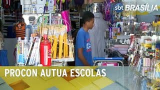 De acordo com o Procon, 90% das listas de materiais fiscalizadas tem ilegalidades | SBT Brasília