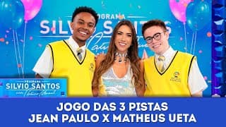 Jogo das 3 Pistas: Jean Paulo x Matheus Ueta Especial Carrossel | Programa Silvio Santos (25/08/24)