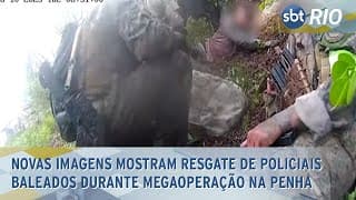 Novas imagens mostram resgate de policiais baleados durante megaoperação na Penha