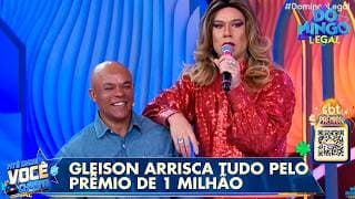 Gleison participa do Até Onde Você Chega para ajudar amigo com doença | Domingo Legal (26/04/26)