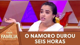 "Durou seis horas", diz convidada sobre namoro | Casos de Família (02/03/23)