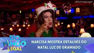 Narcisa aproveita e mostra o melhor do Natal Luz de Gramado | Domingo Legal (15/12/24)