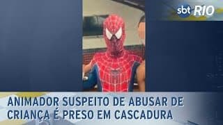 Animador suspeito de abusar de criança é preso em Cascadura