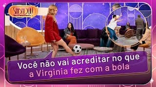 Virginia na Copa? Veja o talento na embaixadinha | Sabadou com Virginia (14/06/25)