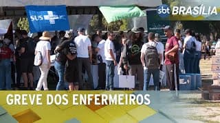 Enfermeiros fazem paralização por 12horas nesta quarta | Tá na hora DF