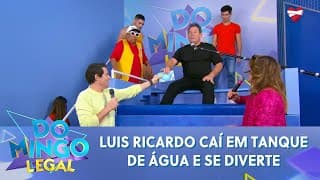 Mara Maravilha e Luis Ricardo enfrentam tanque de água do Silvio Santos | Domingo Legal (25/08/24)