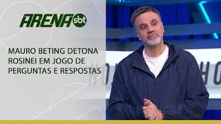 Mauro Beting DETONA Rosinei em jogo de perguntas e respostas de futebol | Arena SBT (01/07/24)