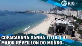 Copacabana ganha título de maior Réveillon do mundo