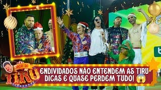 Endividados não entendem as Tiru-Dicas e quase perdem tudo! | Circo do Tiru (21/12/24)