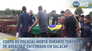 Corpo de policial morto durante tentativa de assalto é enterrado em Sulacap