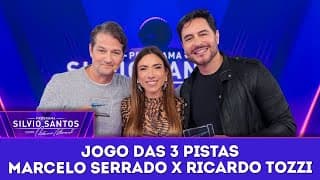Jogo das 3 Pistas: Marcelo Serrado x Ricardo Tozzi | Programa Silvio Santos (06/07/25)