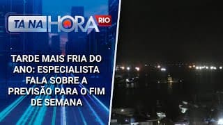 Tarde mais fria do ano: especialista fala sobre a previsão para o fim de semana