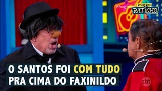 Faxinildo é atacado pelo Santos | Programa do Ratinho (10/04/25)