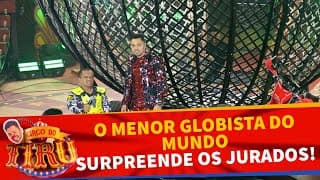 O menor globista do mundo surpreende os jurados! | Circo do Tiru (31/08/24)