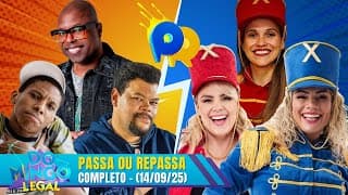 TIME BABU SANTANA vs PAQUITAS no Passa ou Repassa | Domingo Legal (14/09/25)