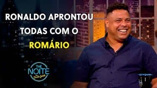 Ronaldo e Romário ESCALARAM um muro! Entenda o motivo inusitado | The Noite (06/06/25)