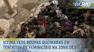 Vítima teve roupas queimadas em tentativa de feminicídio na Zona Oeste