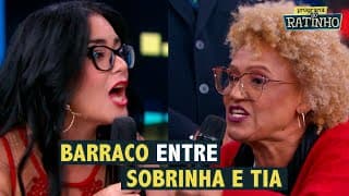 Tia e sobrinha armam barraco durante o quadro "A Última Mensagem" | Programa do Ratinho (23/04/25)