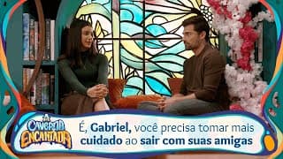 Pilar e Gabriel conversam sobre relacionamento dele com Bárbara | A Caverna Encantada