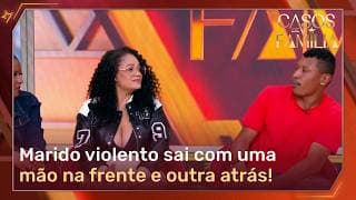 Me deixa, sua valentia acabou aqui, vaza! | Casos de Família
