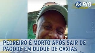 Pedreiro é morto após sair de pagode em Duque de Caxias