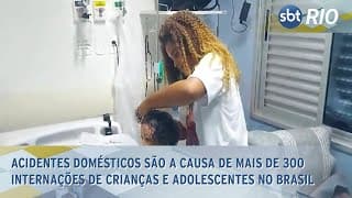 Mais de 300 internações por dia de crianças e adolescentes em acidentes domésticos