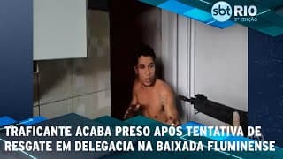 Traficante acaba preso após tentativa de resgate em delegacia na Baixada Fluminense