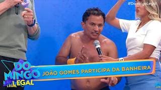 O retorno da banheira! Um dos quadros mais icônicos da TV está de volta no Domingo Legal (12/04/26)
