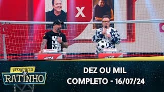Gol Show com Felipeh Campos e Cris Pereira | Programa do Ratinho (16/07/24)