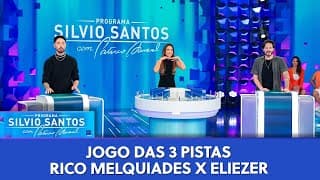 Jogo das 3 Pistas: Rico Melquiades x Eliezer | Programa Silvio Santos (21/07/24)