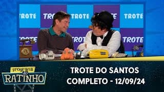 Agora o Santos passou dos limites dos trotes | Programa do Ratinho (12/09/24)