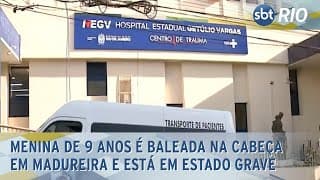 Menina de 9 anos é baleada na cabeça em Madureira e está em estado grave