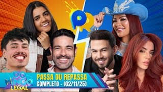 TIME GKAY X BOMTALVÃO no Passa ou Repassa | Domingo Legal (02/11/25)