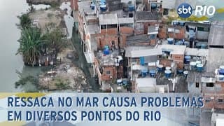 Ressaca no mar causa problemas em diversos pontos do Rio