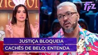 Belo na mira! Justiça manda bloquear cachês por dívida em processo de R$ 230 mil