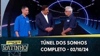 Sonho não tem idade e o Túnel dos Sonhos é a prova disso | Programa do Ratinho (02/10/24)