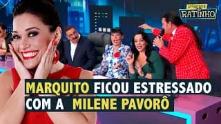 Marquito se estressa com piada da Pavorô no Jornal Rational | Programa do Ratinho (08/05/35)