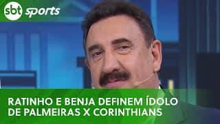 Quem é o maior ídolo do Palmeiras e do Corinthians? Benja e Ratinho escolhem | SBT Sports (30/06/24)