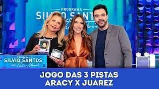 Jogo das 3 Pistas: Aracy x Juarez | Programa Silvio Santos (14/07/24)