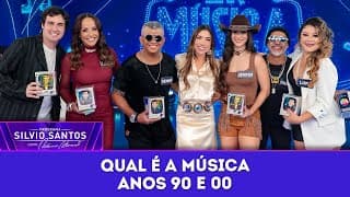 Qual é a Música - Especial cantores dos anos 1990 e 2000 | Programa Silvio Santos (25/05/25)