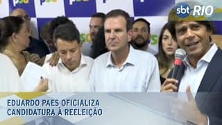 Eduardo Paes oficializa candidatura à reeleição